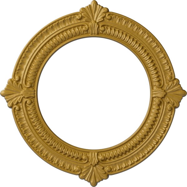 Ekena Millwork Benson Ceiling Medallion (Fits Canopies up to 8"), 13 1/8"OD x 8"ID x 5/8"P, Iridescent Gold CM13BNIGS - main
